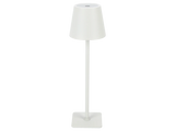 Lampa stołowa LED 38cm, biała, akumulatorowa