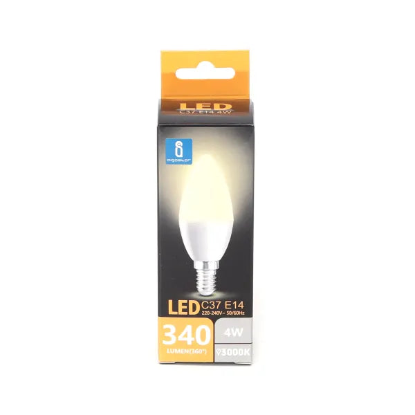 Żarówka LED świecowa E14 4W, ciepła biel