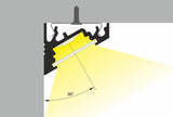 Profil aluminiowy LED narożny typ C, czarny
