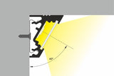 Profil aluminiowy LED narożny typ C, czarny