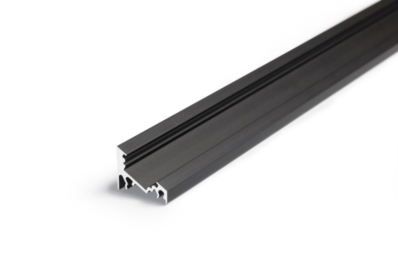 Profil aluminiowy LED narożny typ C, czarny